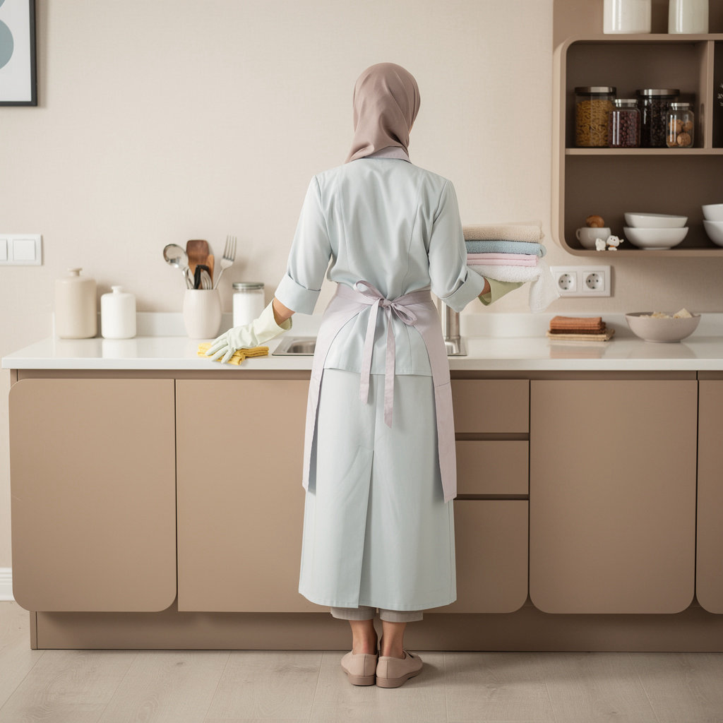 خادمة منزلية ذات خبرة